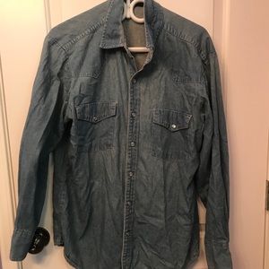 Long Sleeve Shirt with Jean Look